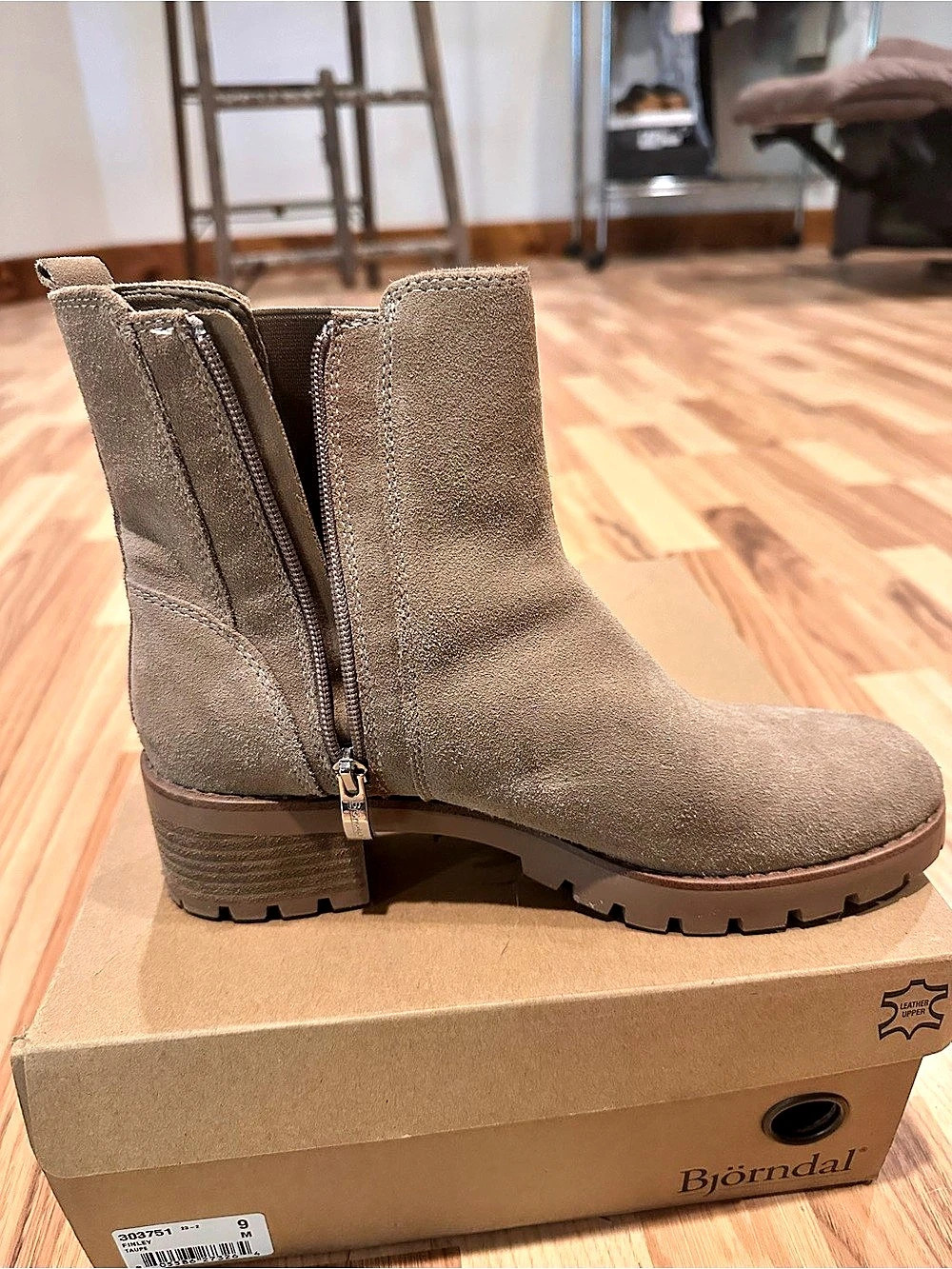 Björn Borg Finley Ankle Boots in Brown US 9 M Like New